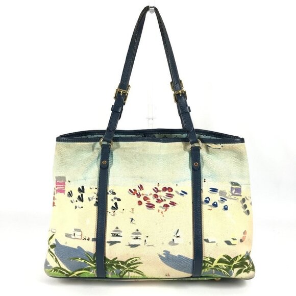 LOUIS VUITTON M93769 Eyeall-Cava PM Escal Bag Shoulder Bag Tote Bag Canvas blue - Picture 3 of 16